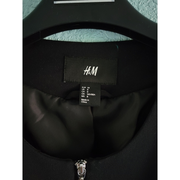 H&M | Zip-Up Collarless Blazer Jacket - Picture 9 of 10